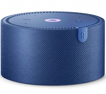 Умная колонка Яндекс Станция Мини 2 с Алисой синий сапфир