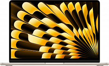 Ноутбук Apple MacBook Air 15" (M4, 2025) 16 ГБ, 256 ГБ SSD, "сияющая звезда"