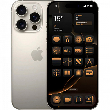 Смартфон Apple iPhone 16 Pro (eSIM) 512 ГБ натуральный титан